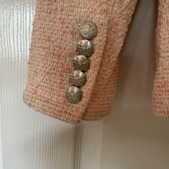 Veronica Beard Blazer in Light Pink Tweed - Picture 5 of 7